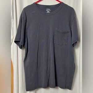 J. Crew Men's Garment-Dyed Slub Cotton Crew Neck Short Sleeve Tee Size XL